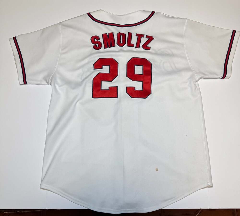 Vintage 90s Atlanta Braves Russell Athletic Home Baseball Jersey Size XL - Picture 5 of 11